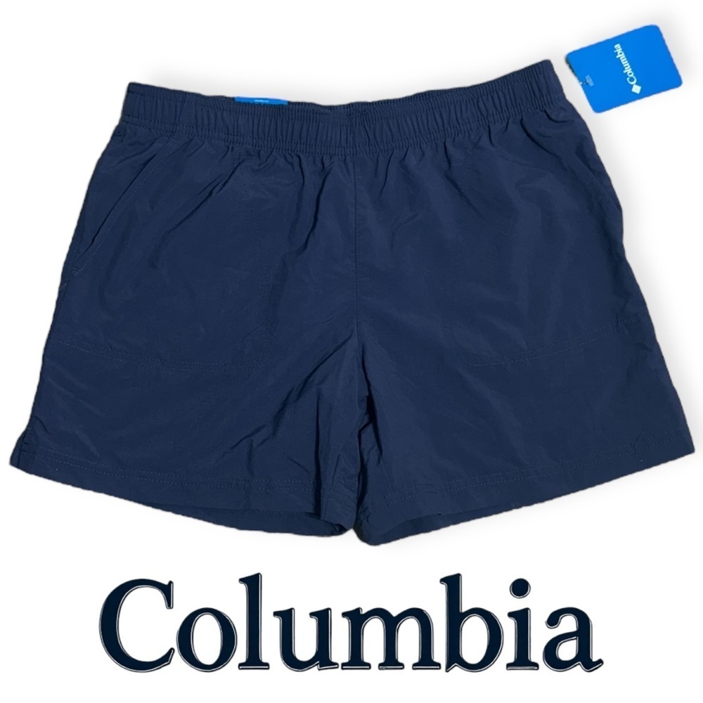 Columbia Navy Blue Women's Sandy River Shorts Size Small hiking water sports - Picture 1 of 7